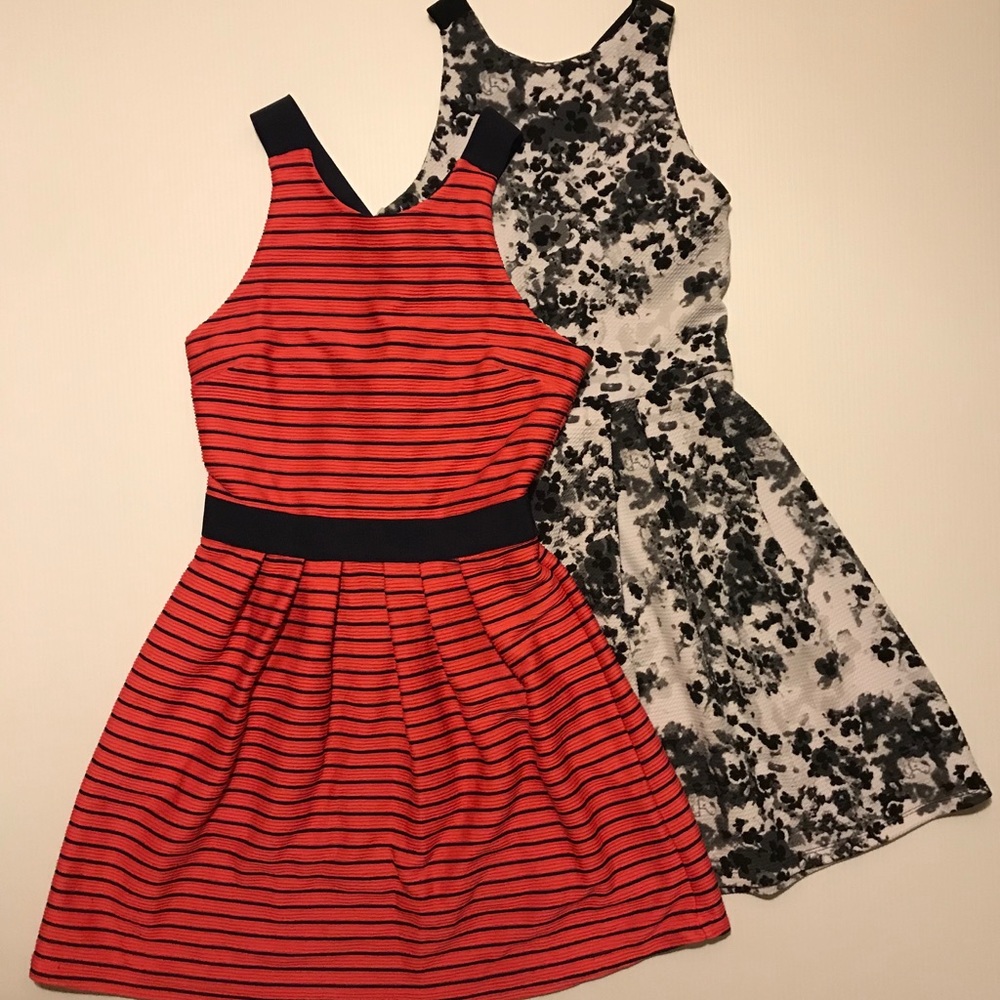 Set of Two Super Cute Cross-back Dresses